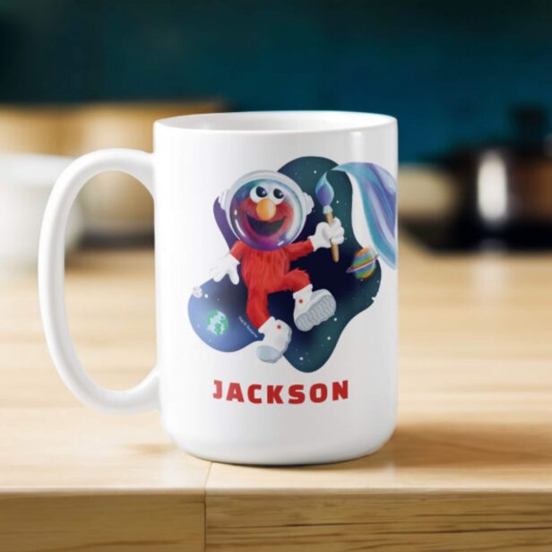 Sesame Street | Personalized Elmo Outer Space Coffee Mug